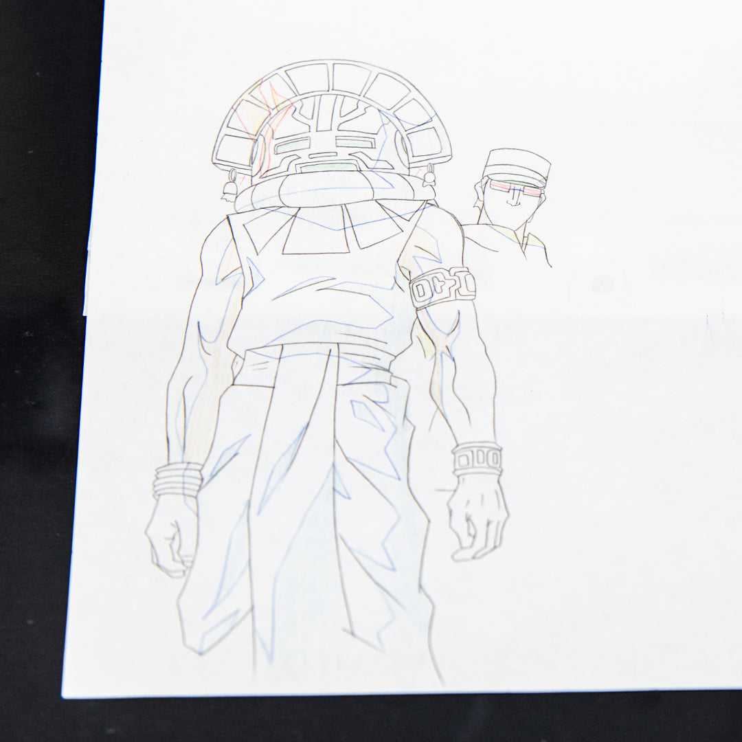 Turn A Gundam – Original Production Cel + 2 Dougas – original animation production artwork – detail 6
