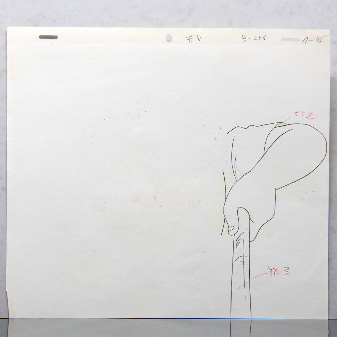 Gu-Gu Ganmo – Kashio Fujita Portrait – original animation production artwork – detail 4