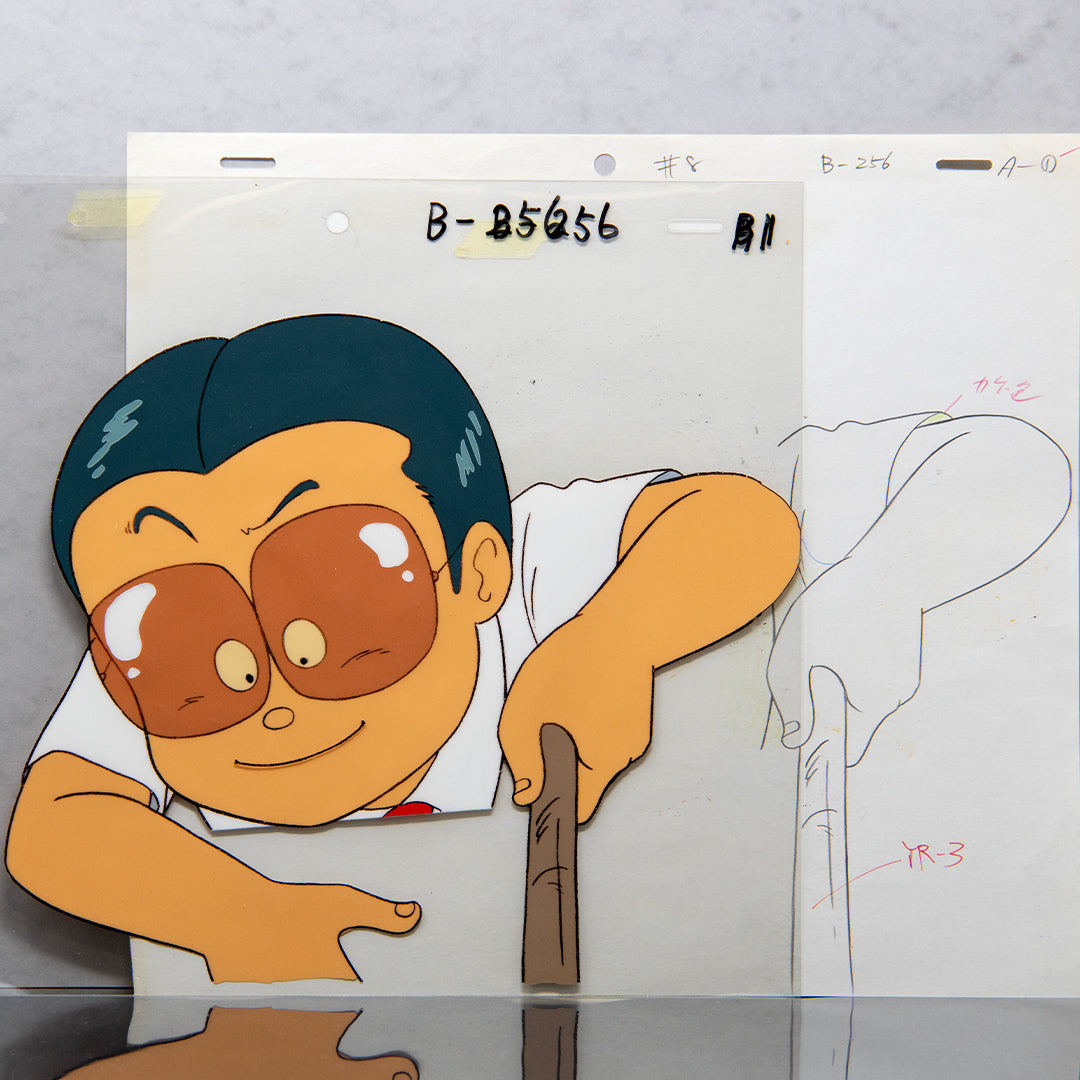 Gu-Gu Ganmo – Kashio Fujita Portrait – original animation production artwork – detail 5