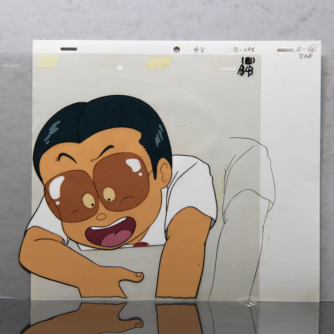Gu-Gu Ganmo – Kashio Fujita Portrait – original animation production artwork – detail 4