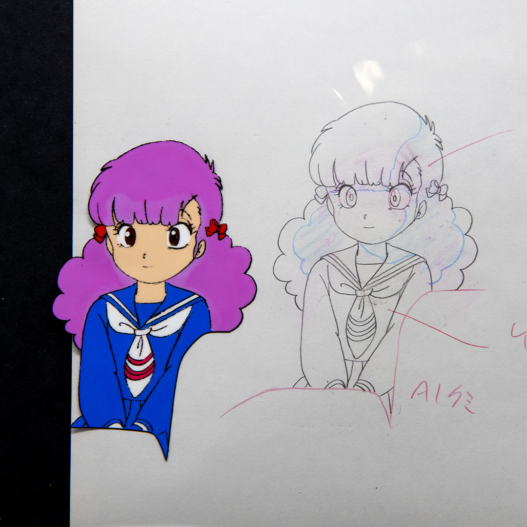Gu-Gu Ganmo – Ayumi Ichigaya at School – original animation production artwork