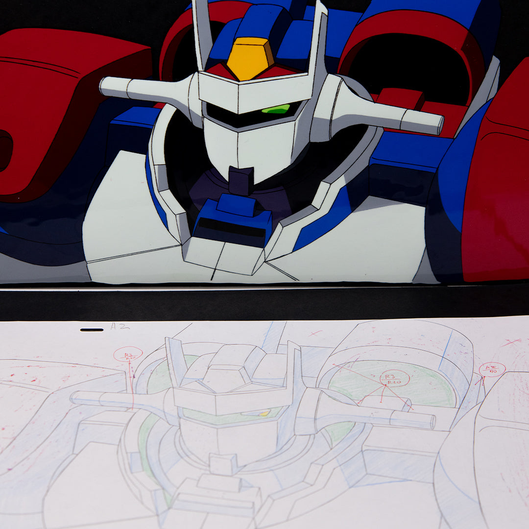 Mobile Suit Gundam SEED Destiny – Gundam – original animation production artwork – detail 2
