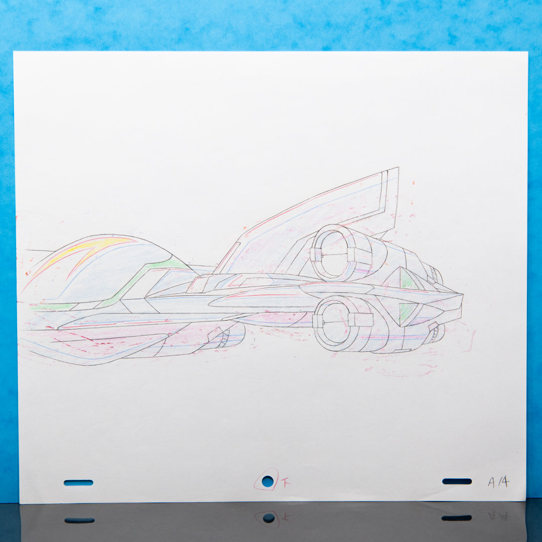 Mobile Suit Gundam SEED Destiny – Spacecraft – original animation production artwork – detail 6
