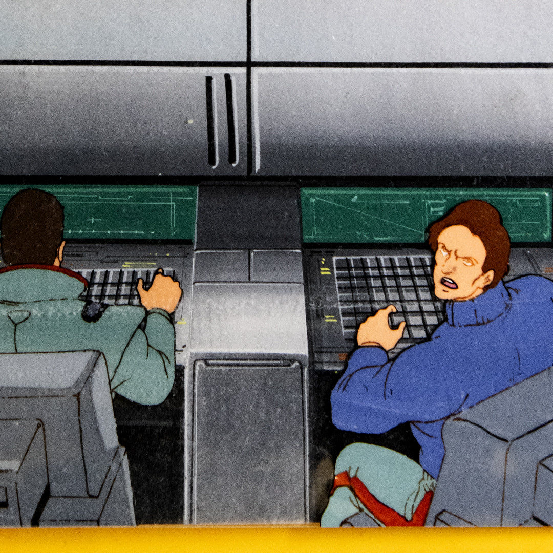 Metal Armor Dragonar – Original Production Cel Set + Background + Foreground – original animation production artwork – detail 2