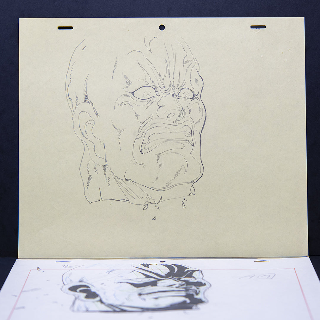 Fist of the North Star: The Movie (Hokuto no Ken) – Full Animation Head Cut – original animation production artwork – detail 3