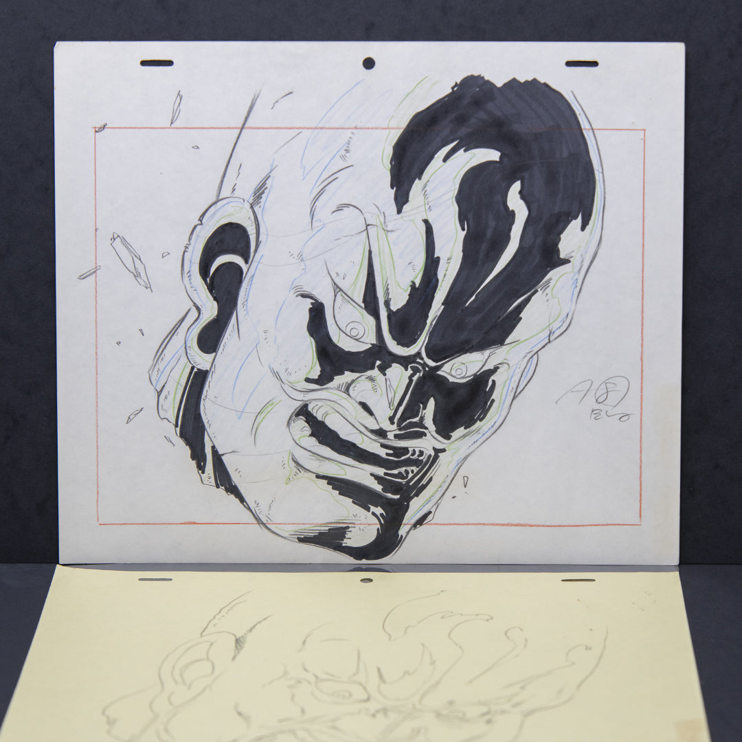 Fist of the North Star: The Movie (Hokuto no Ken) – Full Animation Head Cut – original animation production artwork – detail 5