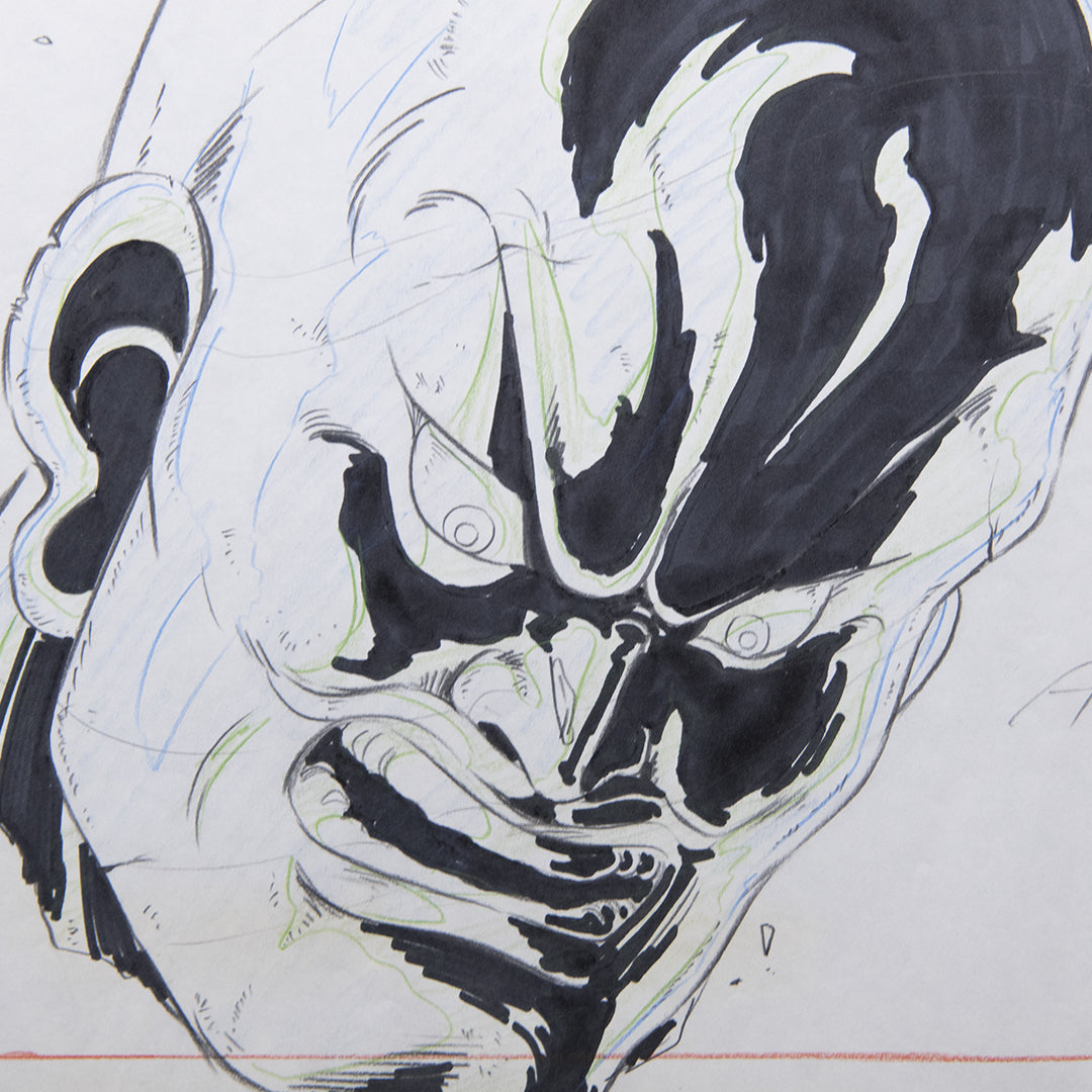 Fist of the North Star: The Movie (Hokuto no Ken) – Full Animation Head Cut – original animation production artwork