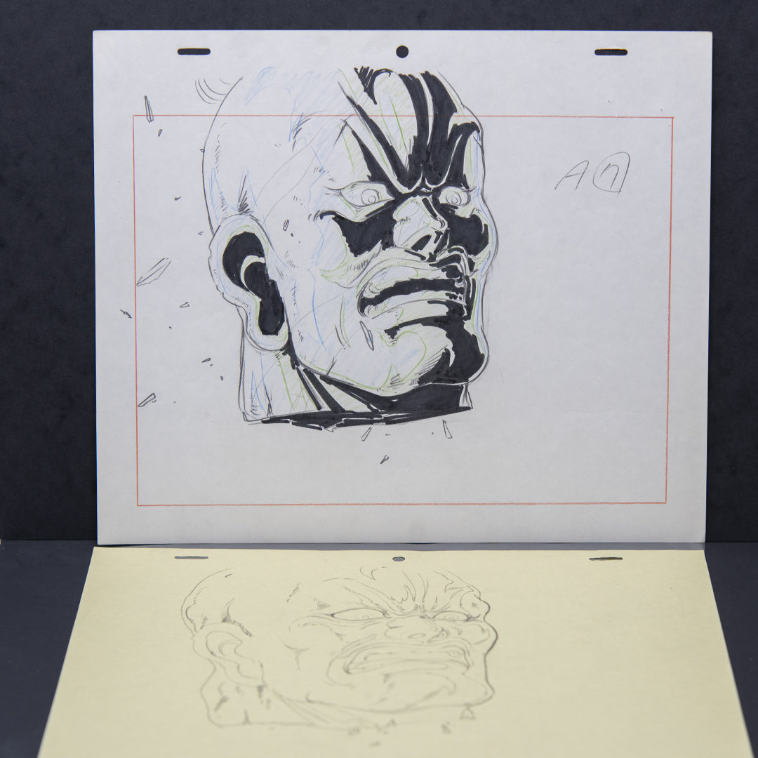 Fist of the North Star: The Movie (Hokuto no Ken) – Full Animation Head Cut – original animation production artwork – detail 4