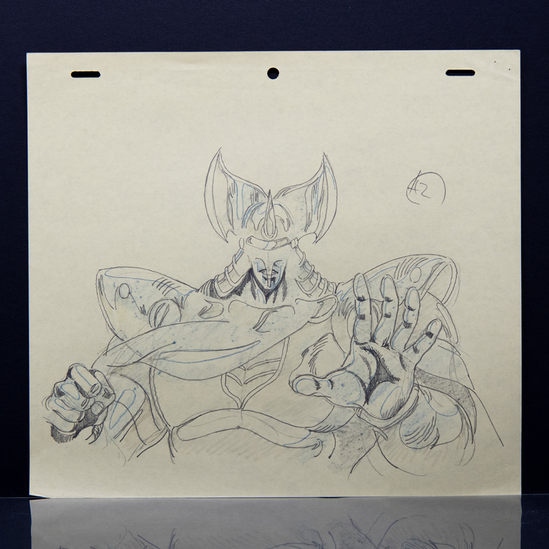 Fist of the North Star (Hokuto no Ken) – Kaioh 3 – original animation production artwork – detail 3