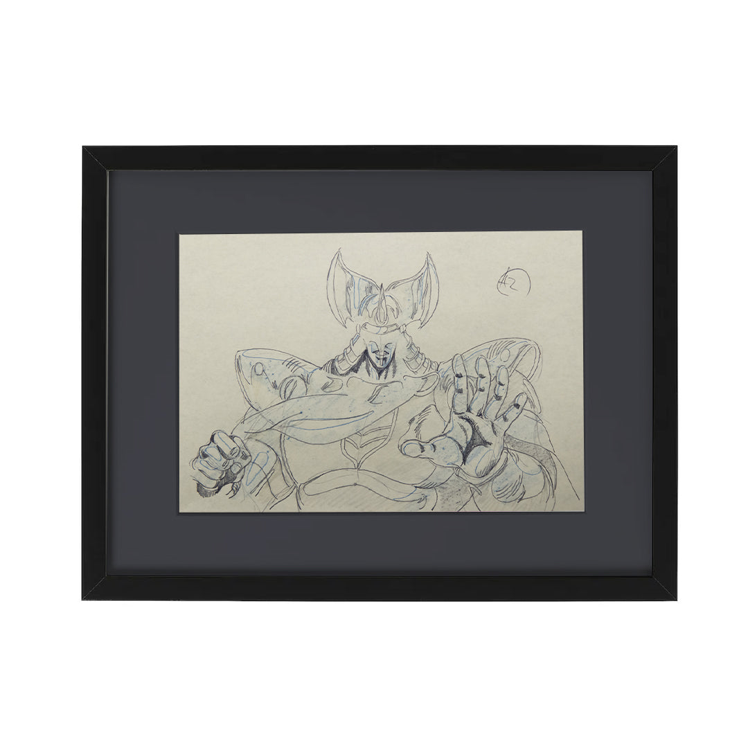 Fist of the North Star (Hokuto no Ken) – Kaioh 3 – original animation production artwork – detail 2
