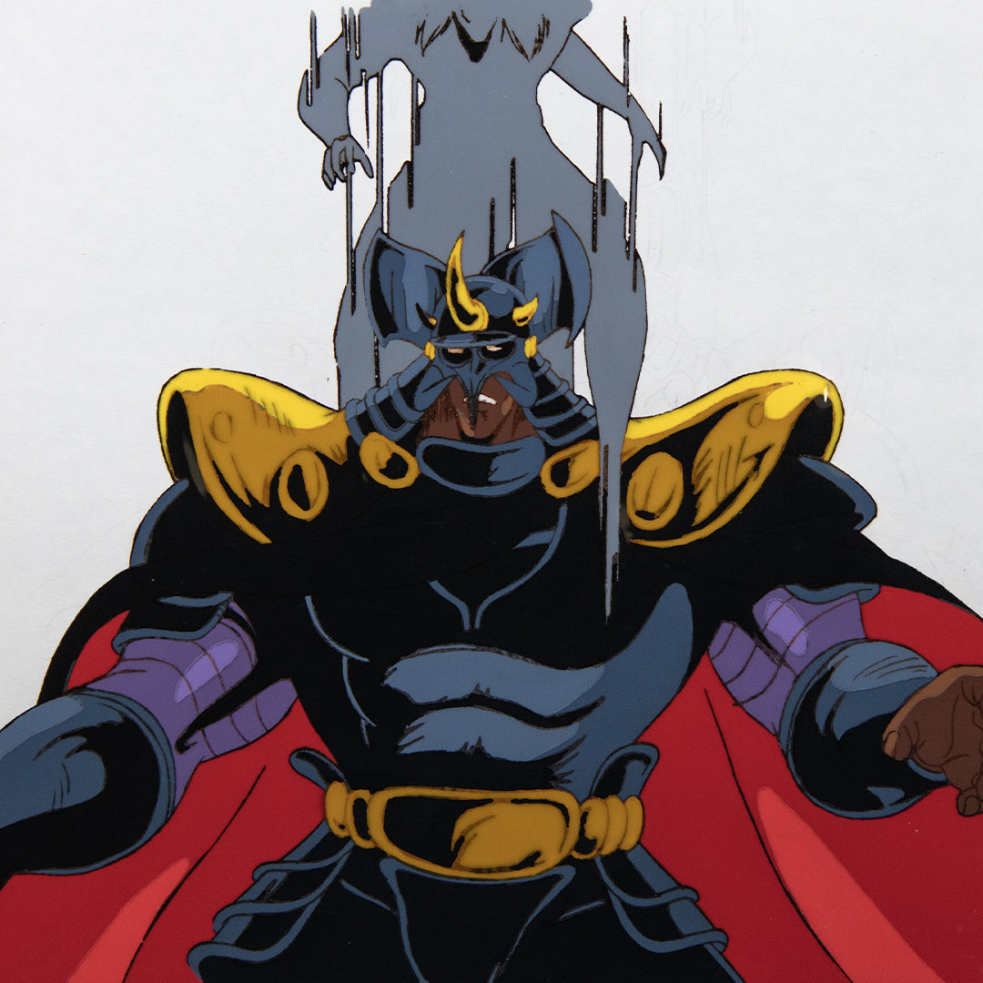 Fist of the North Star (Hokuto no Ken) – Kaioh Attacked by Shachi – original animation production artwork