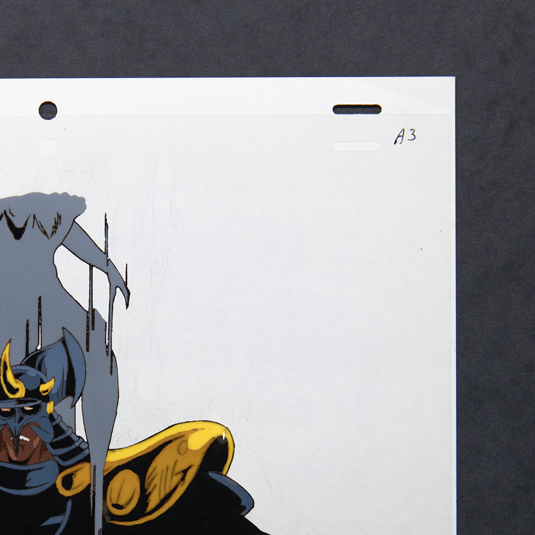 Fist of the North Star (Hokuto no Ken) – Kaioh Attacked by Shachi – original animation production artwork – detail 5