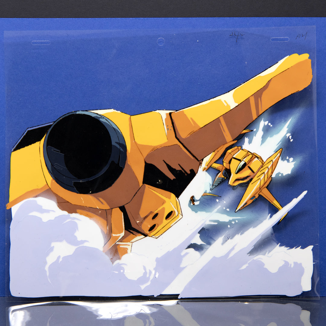 Great Dangaioh – Spacecraft – original animation production artwork – detail 2