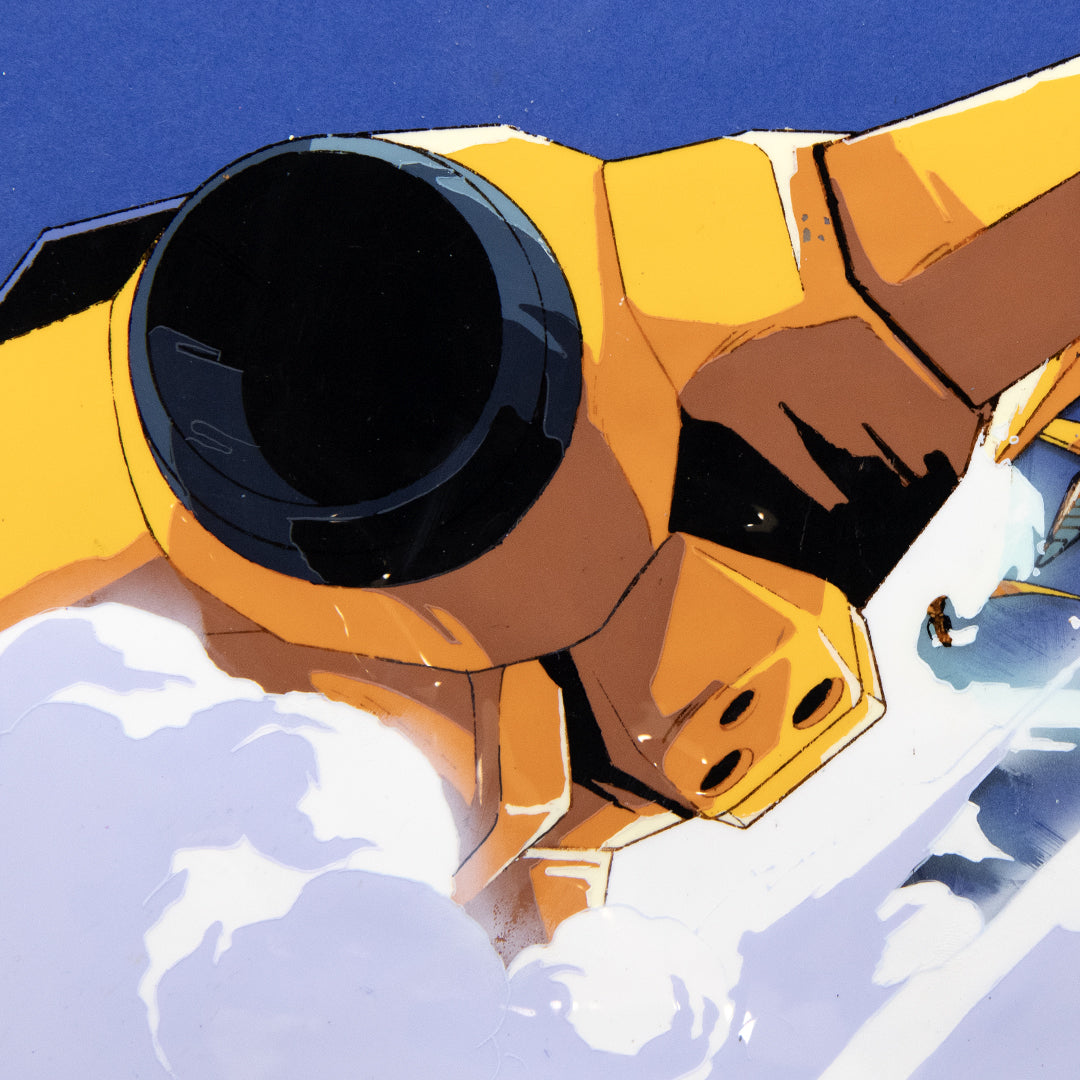 Great Dangaioh – Spacecraft – original animation production artwork – detail 5