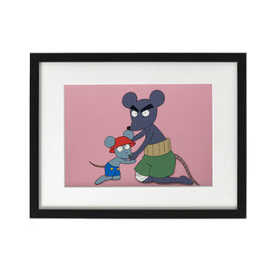 Hanasaka Tenshi Ten-Ten-kun - Mouse Duo - Original Production Cel Anime