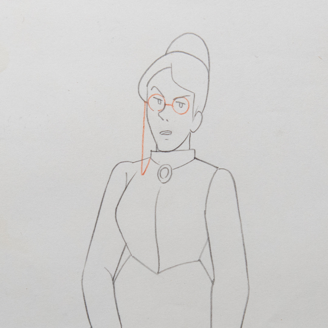 Heidi – Fräulein Rottenmeier – original animation production artwork
