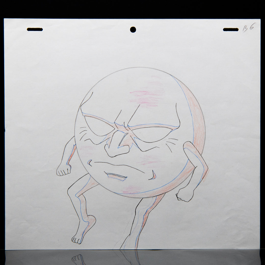Jibaku-kun – Jibaki – original animation production artwork – detail 3
