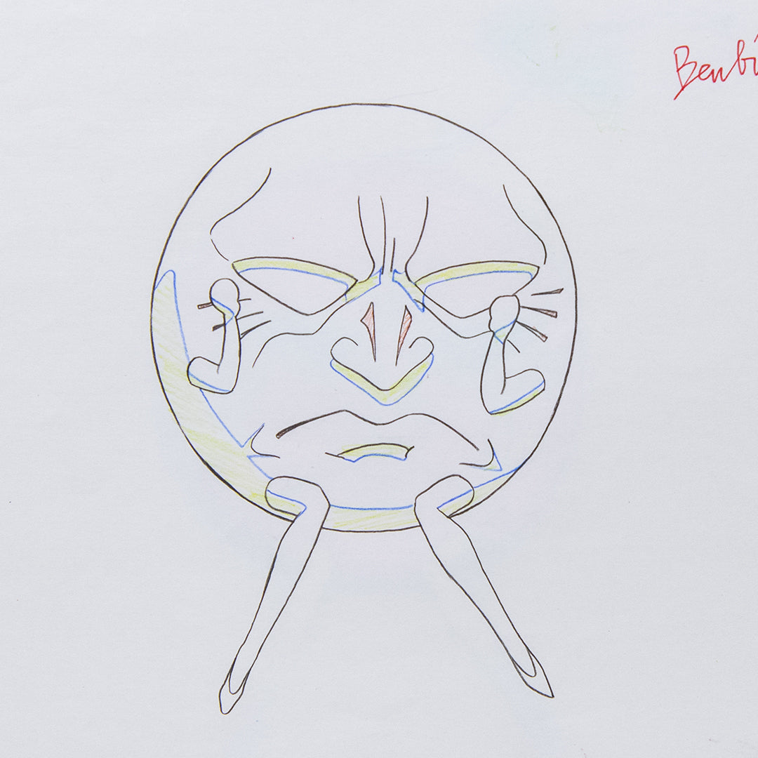 Jibaku-kun – Sexy Jibaki – original animation production artwork – detail 2