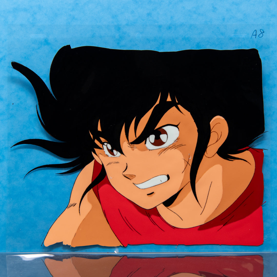 Jūshin Liger – Ken Taiga Portrait – original animation production artwork – detail 2