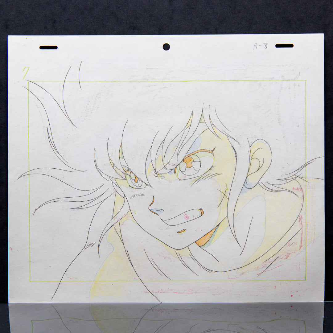 Jūshin Liger – Ken Taiga Portrait – original animation production artwork – detail 6
