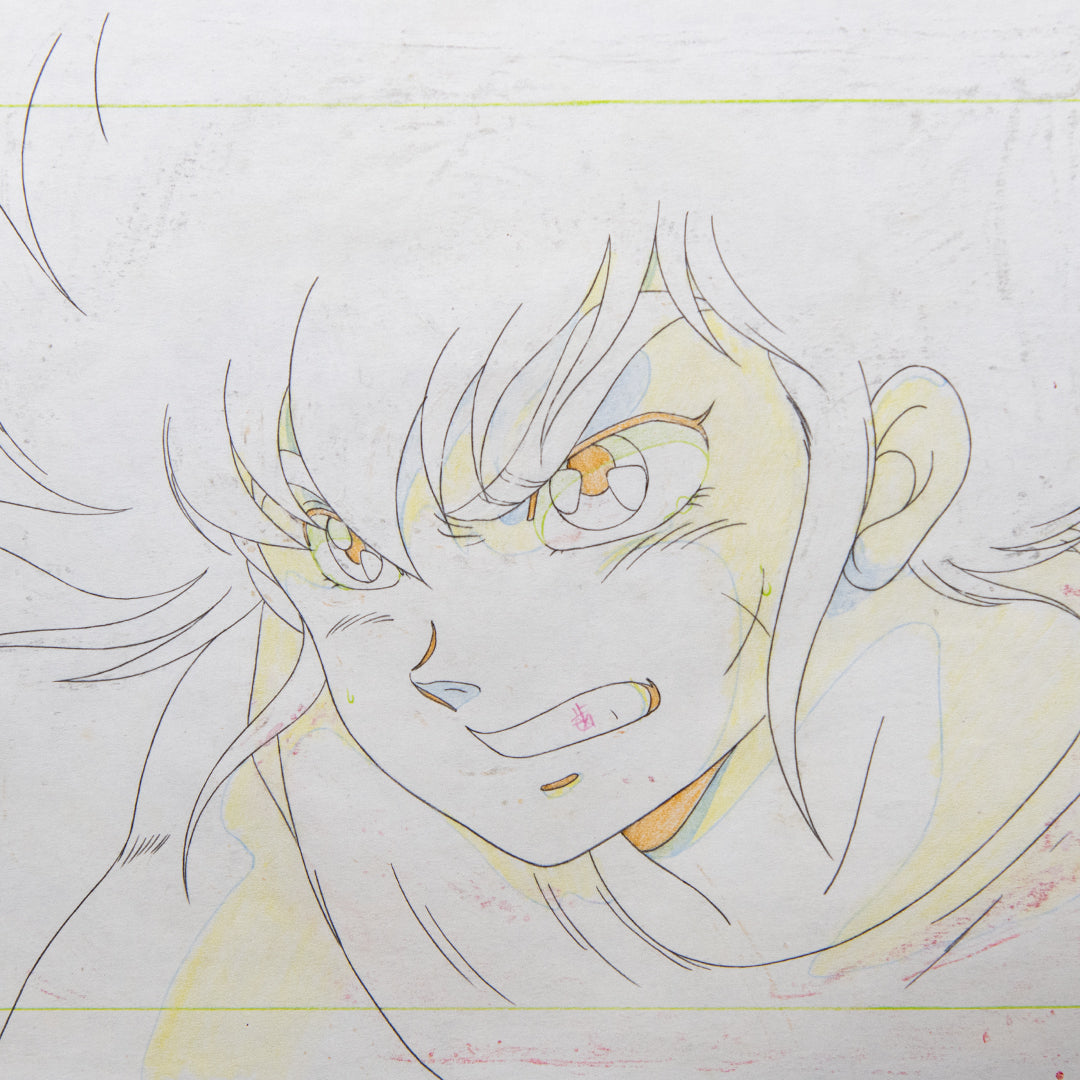 Jūshin Liger – Ken Taiga Portrait – original animation production artwork – detail 4