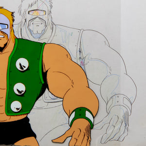 Kinnikuman - Mr MuscleMan - Neptune Man Fresh - Production Cel + Douga