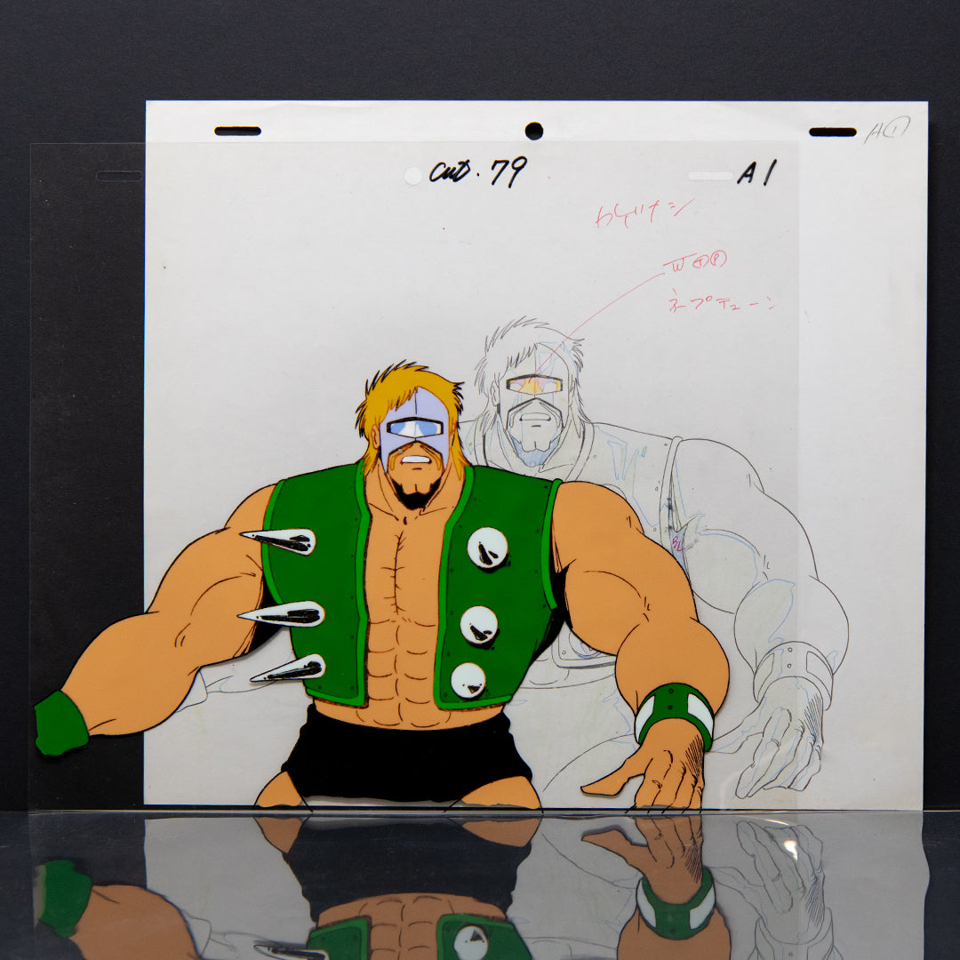 Kinnikuman (Muscle Man) – Neptuneman Fresh – original animation production artwork – detail 3