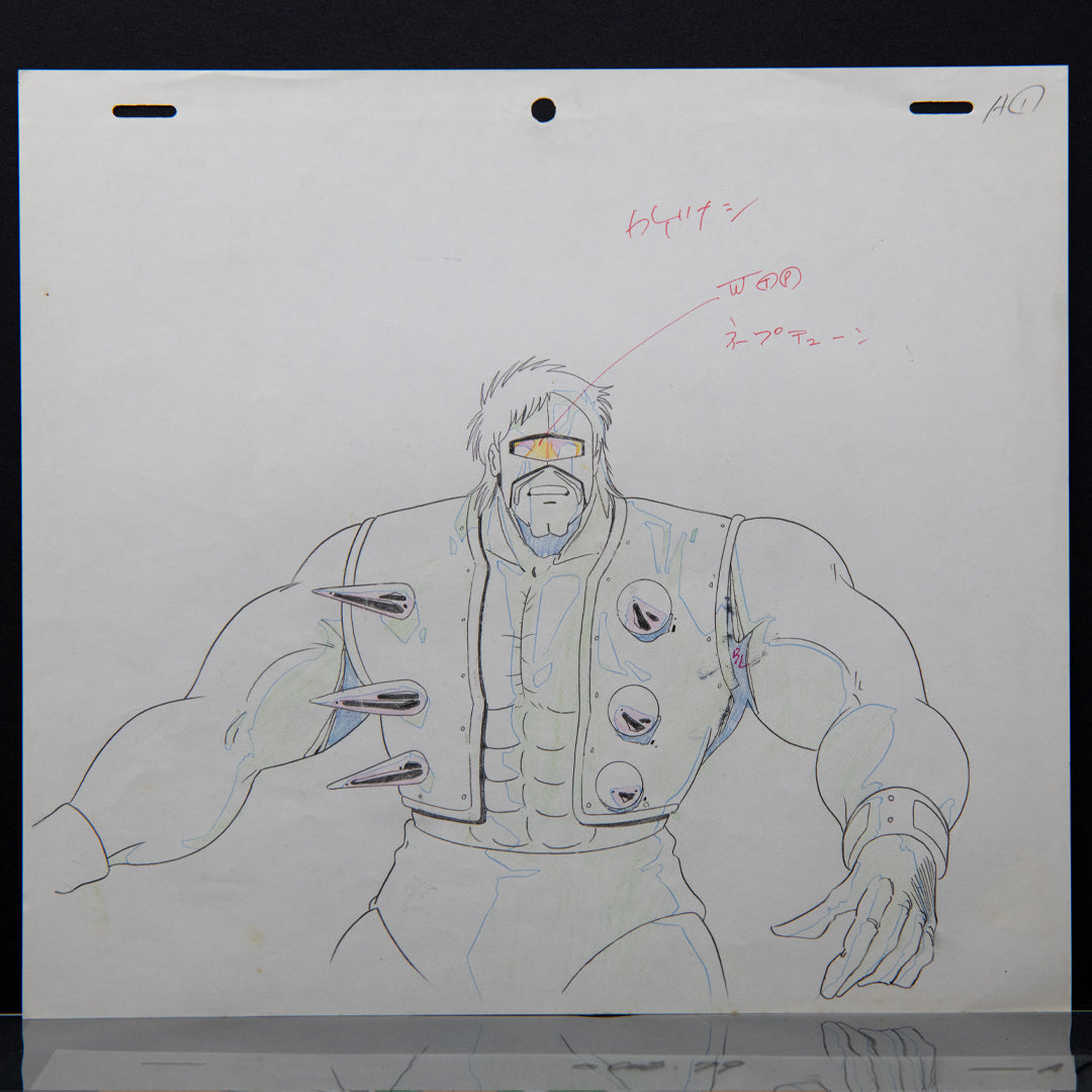 Kinnikuman (Muscle Man) – Neptuneman Fresh – original animation production artwork – detail 5