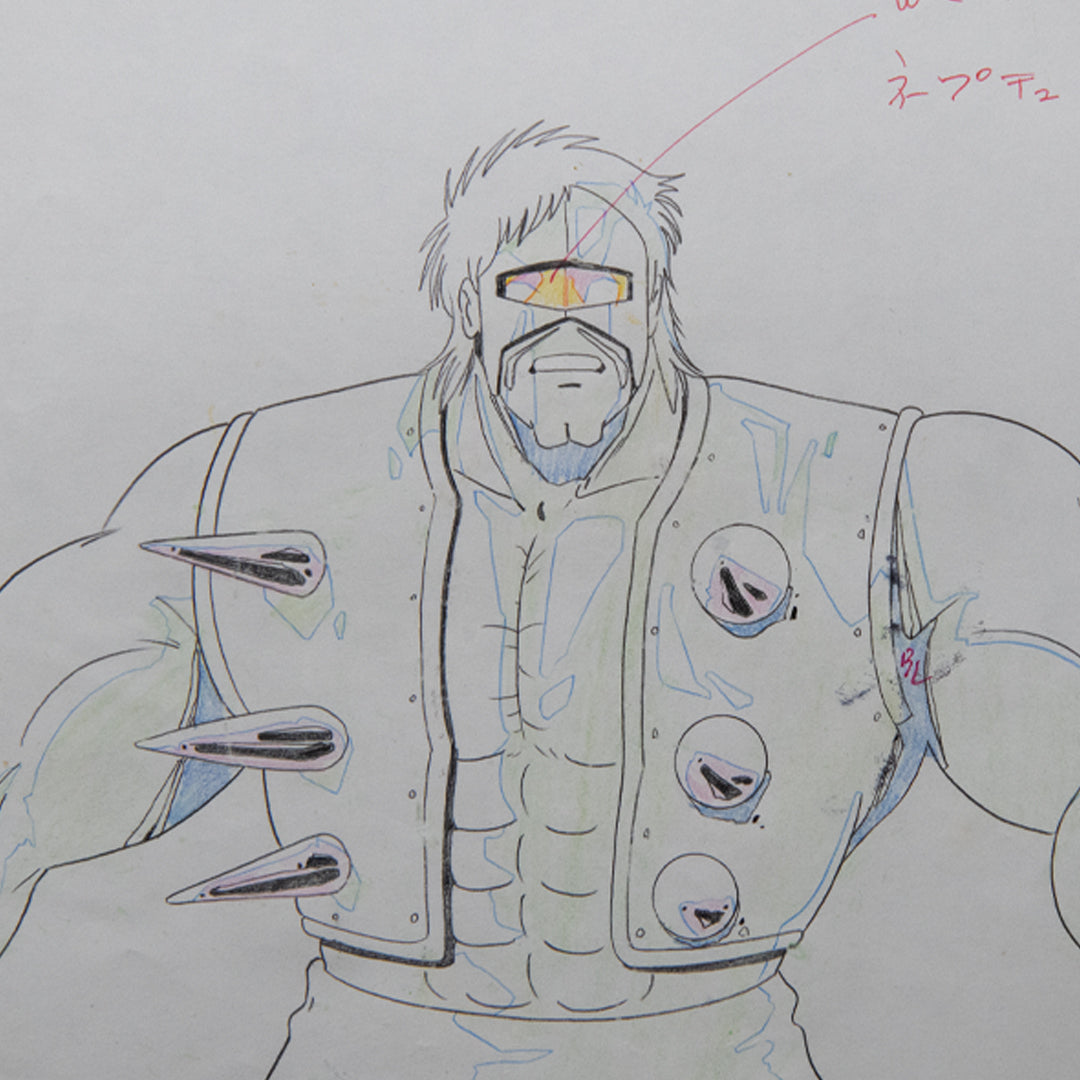 Kinnikuman (Muscle Man) – Neptuneman Fresh – original animation production artwork – detail 4