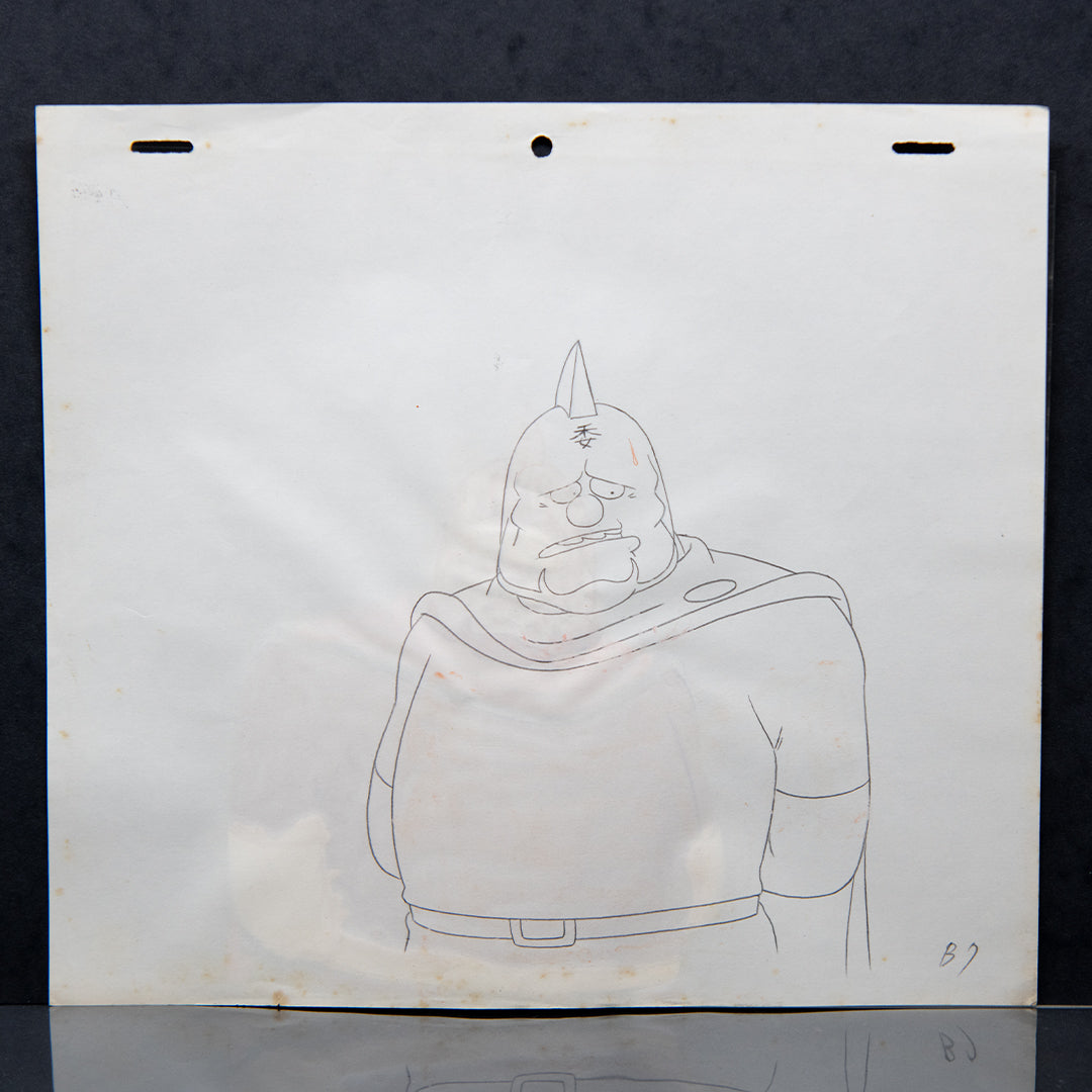 Kinnikuman (Muscle Man) – Harabote Muscle Cold Sweat – original animation production artwork – detail 5
