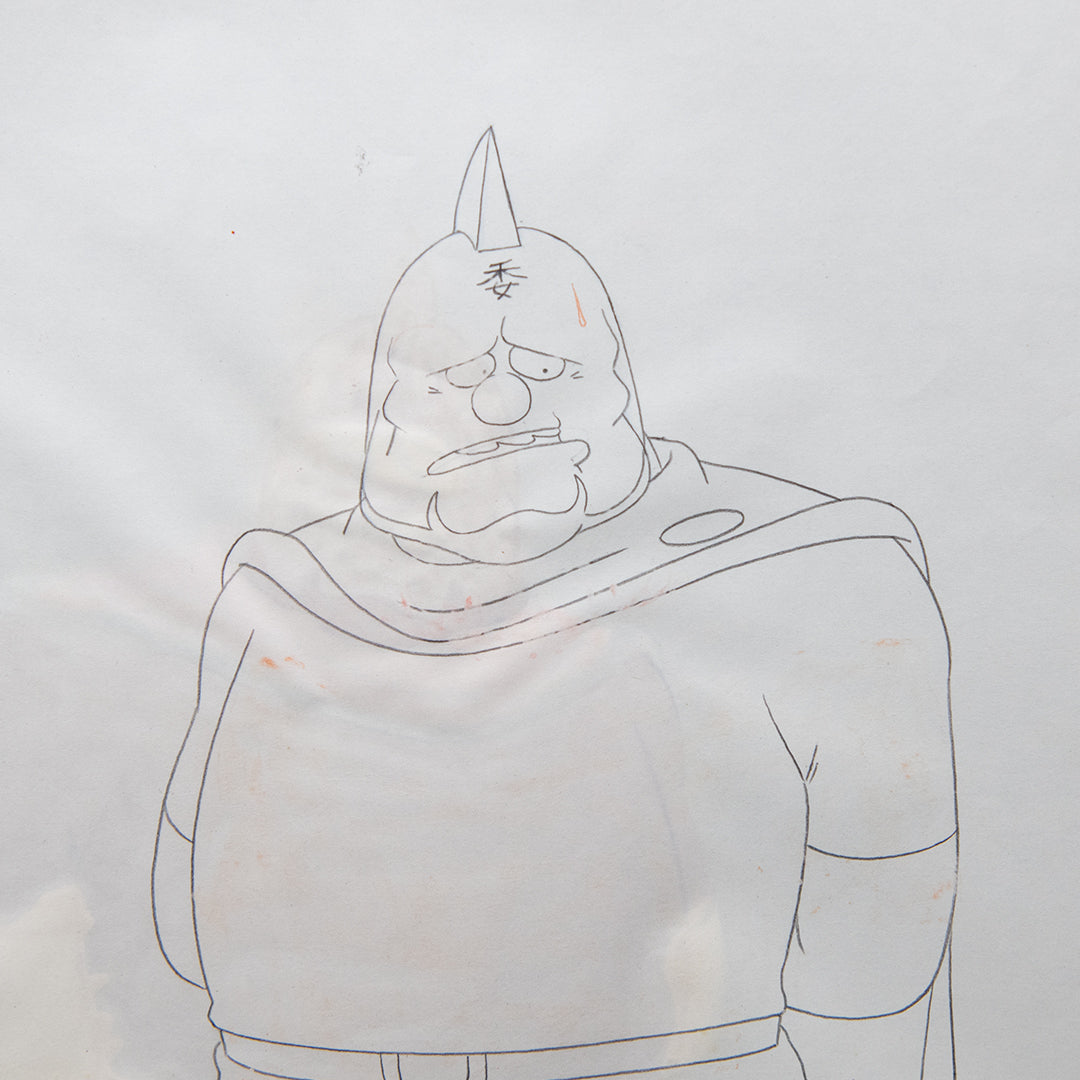 Kinnikuman (Muscle Man) – Harabote Muscle Cold Sweat – original animation production artwork – detail 6