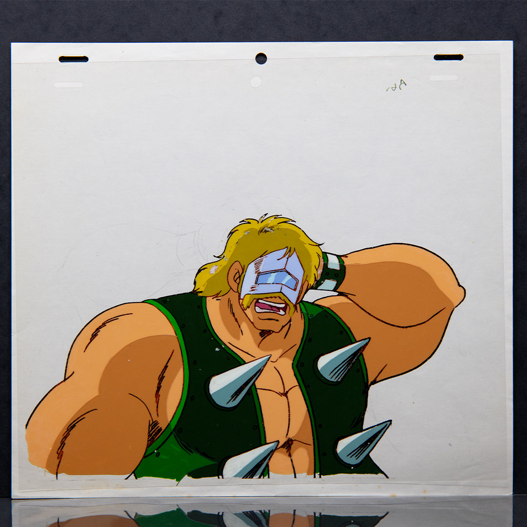 Kinnikuman (Muscle Man) – Neptuneman Embarrassed – original animation production artwork – detail 5