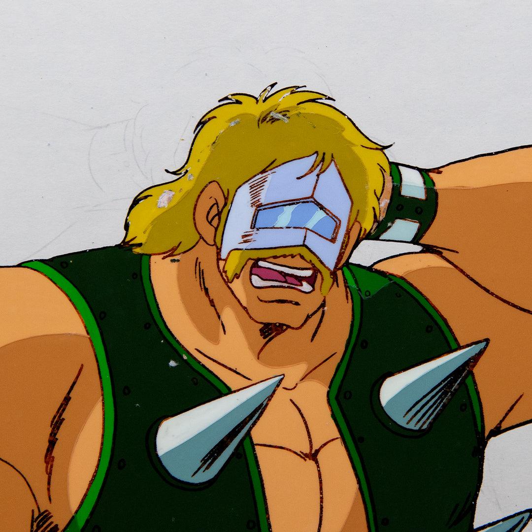 Kinnikuman - Mr MuscleMan - Neptune Man Embarassed - Production Cel + Douga Stuck