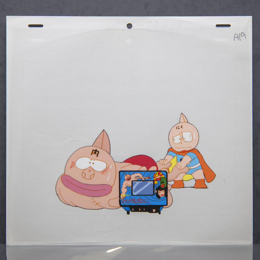 Kinnikuman (Muscle Man) – Kinnikuman Video Game Scene – original animation production artwork – detail 2