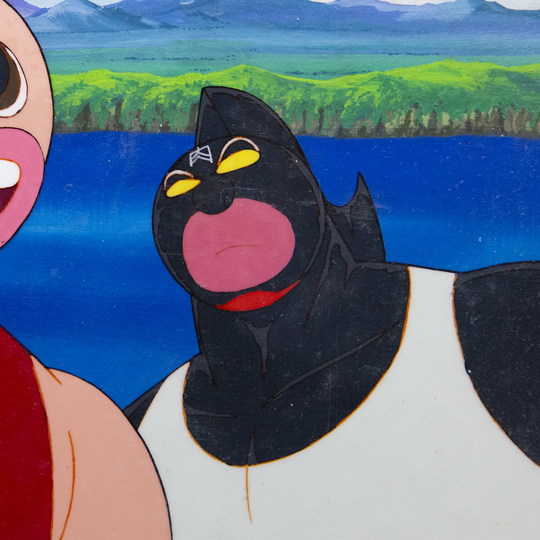 Kinnikuman (Muscle Man) – Kinnikuman & Prince Kamehame – original animation production artwork – detail 5