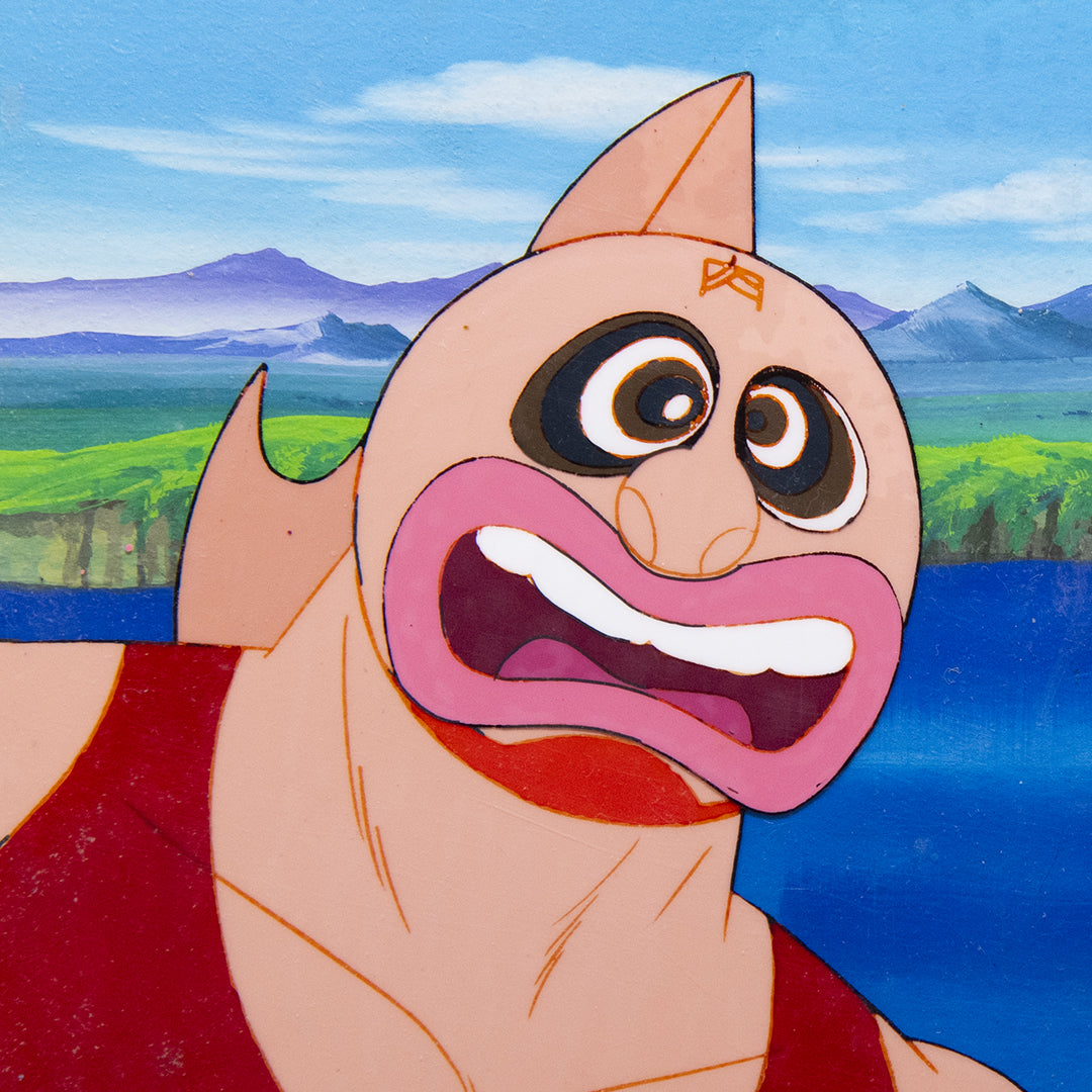 Kinnikuman (Muscle Man) – Kinnikuman & Prince Kamehame – original animation production artwork – detail 6