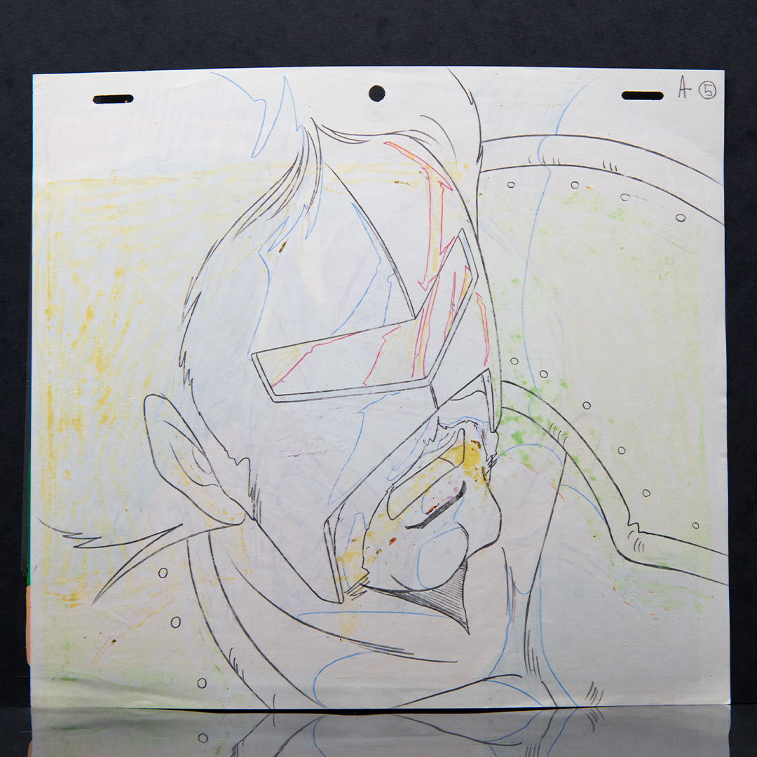 Kinnikuman (Muscle Man) – Neptuneman Close-Up – original animation production artwork – detail 4