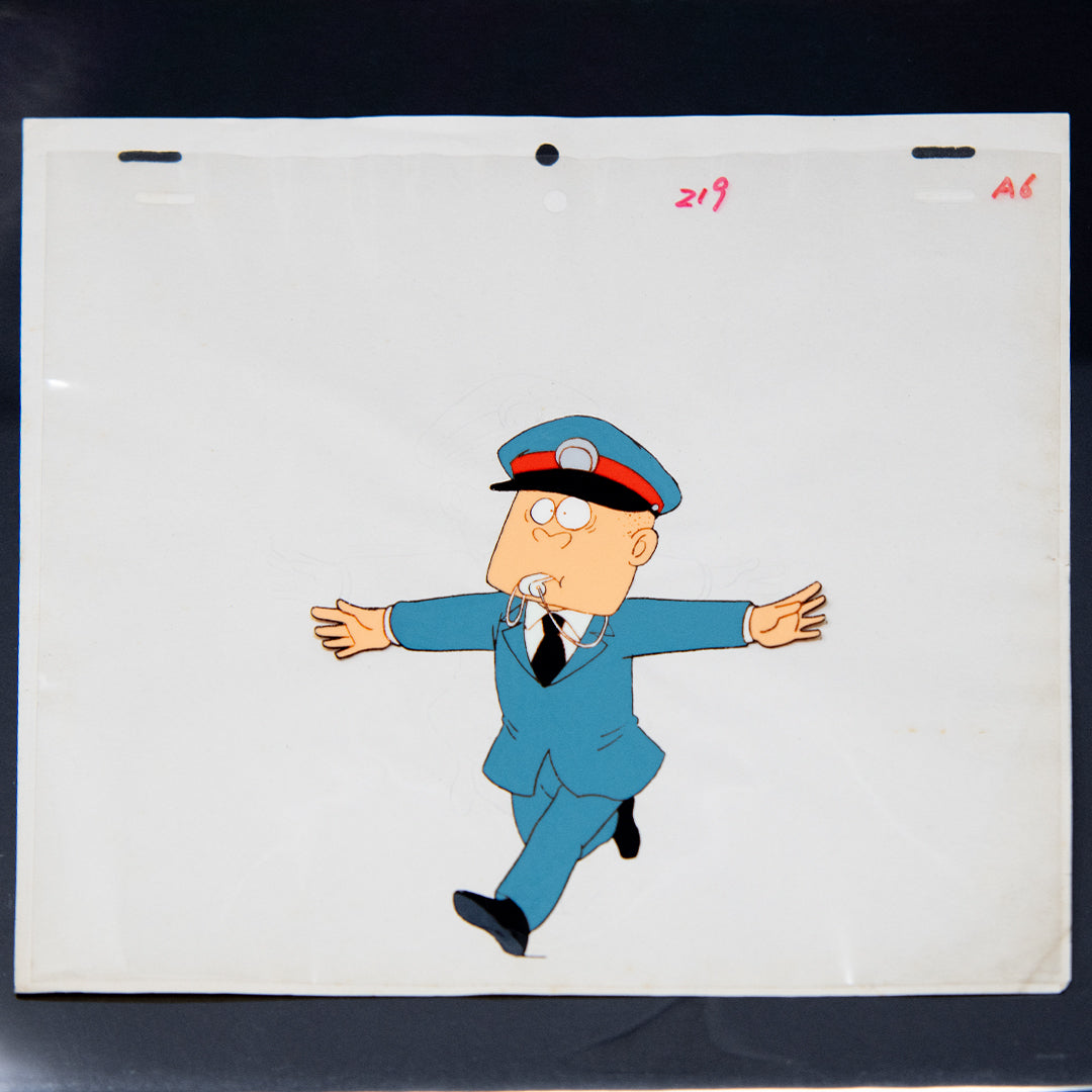 Kinnikuman (Muscle Man) – Referee Whistle – original animation production artwork – detail 2