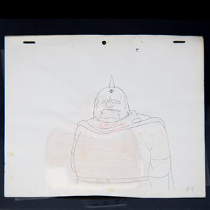 Kinnikuman - Mr MuscleMan - Harabote Muscle gutted- Production Cel + Douga Stuck