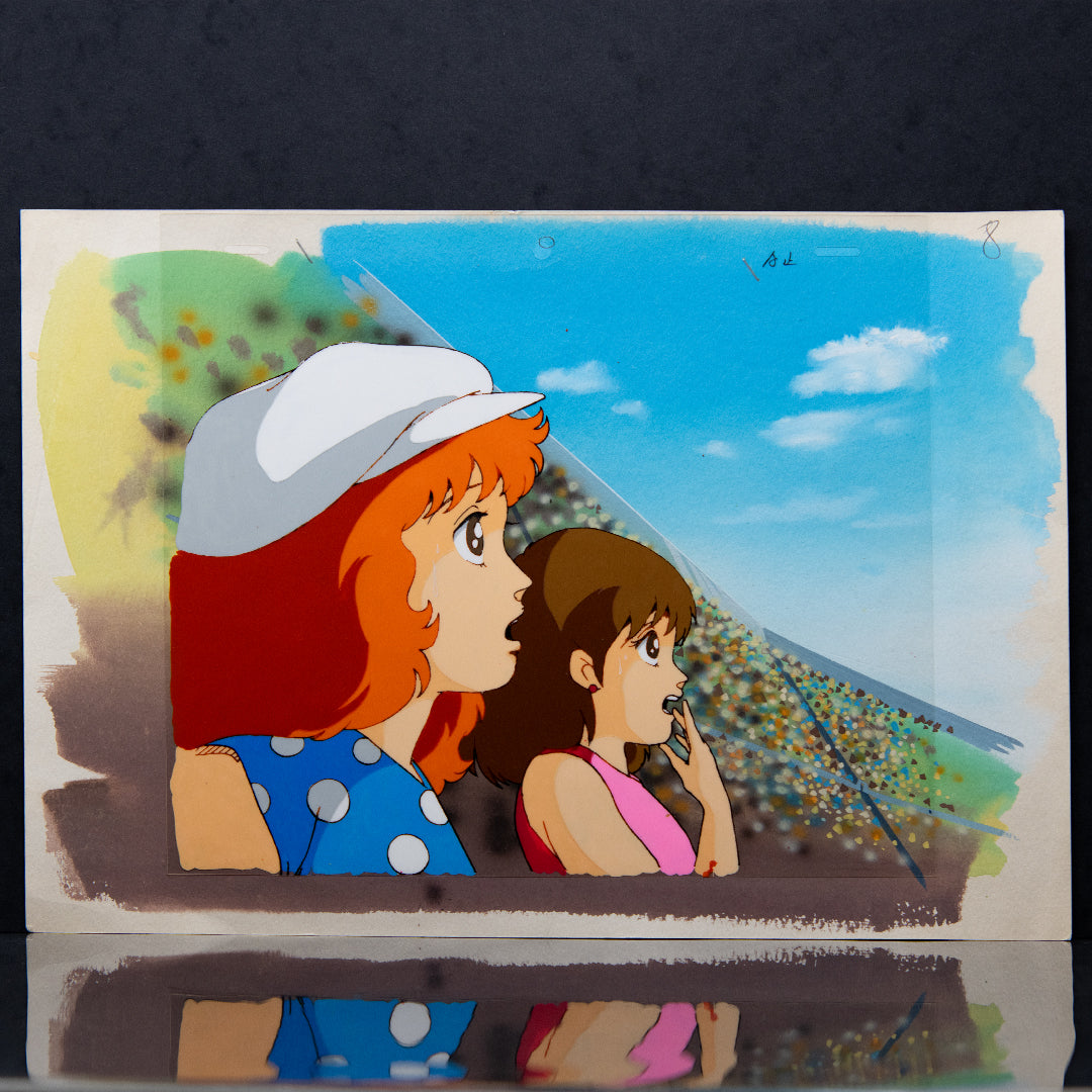 Kinnikuman (Muscle Man) – Natsuko & Mari – original animation production artwork – detail 2