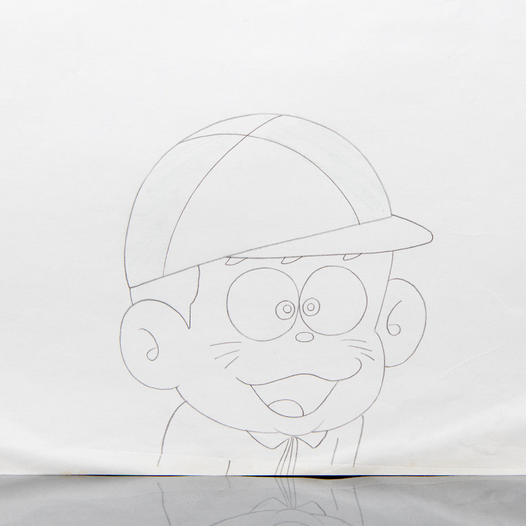 Kaibutsu-kun – Portrait – original animation production artwork – detail 3