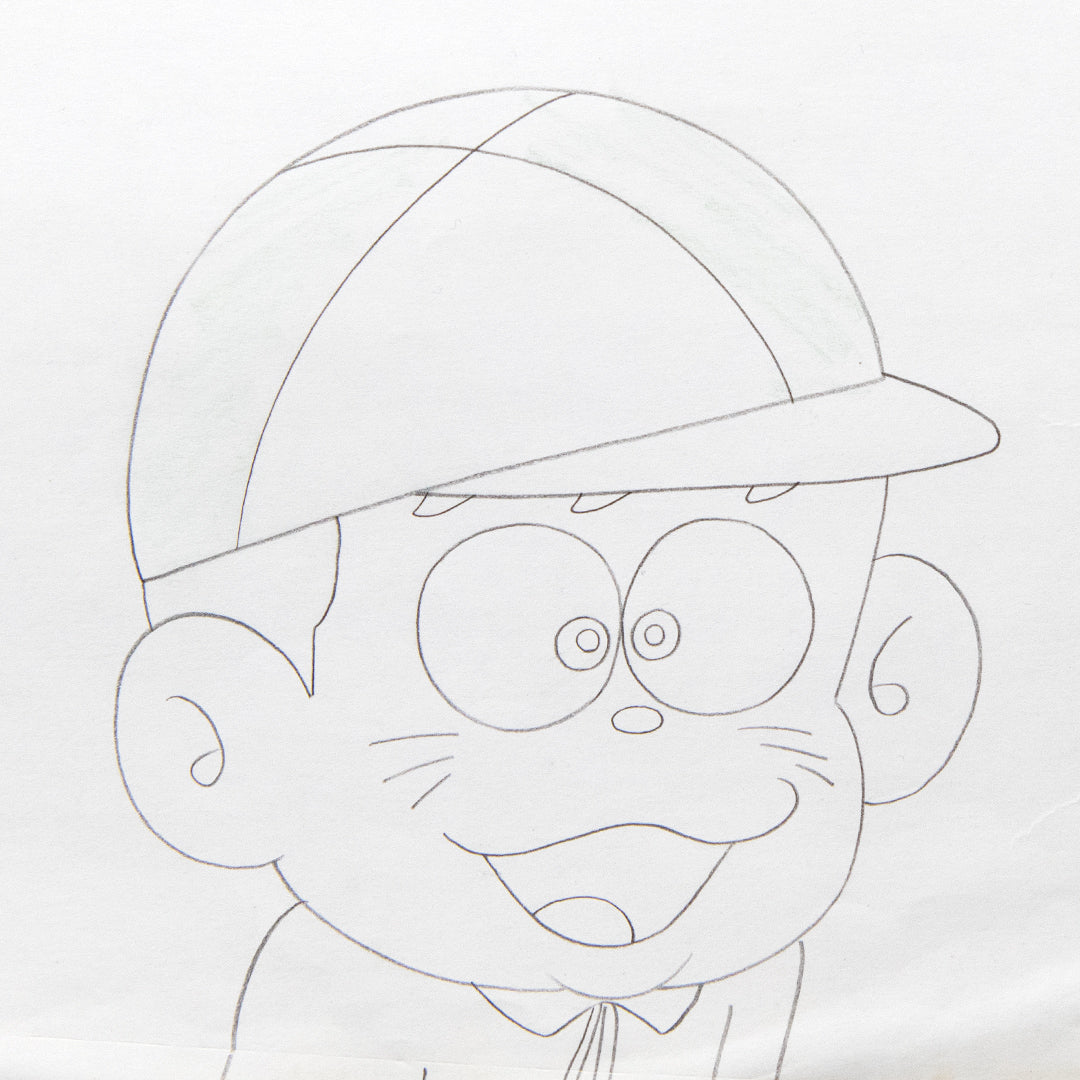 Kaibutsu-kun – Portrait – original animation production artwork – detail 4