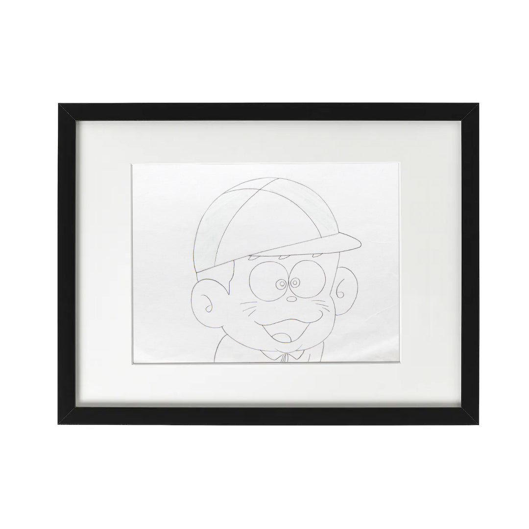 Kaibutsu-kun – Portrait – original animation production artwork – detail 5