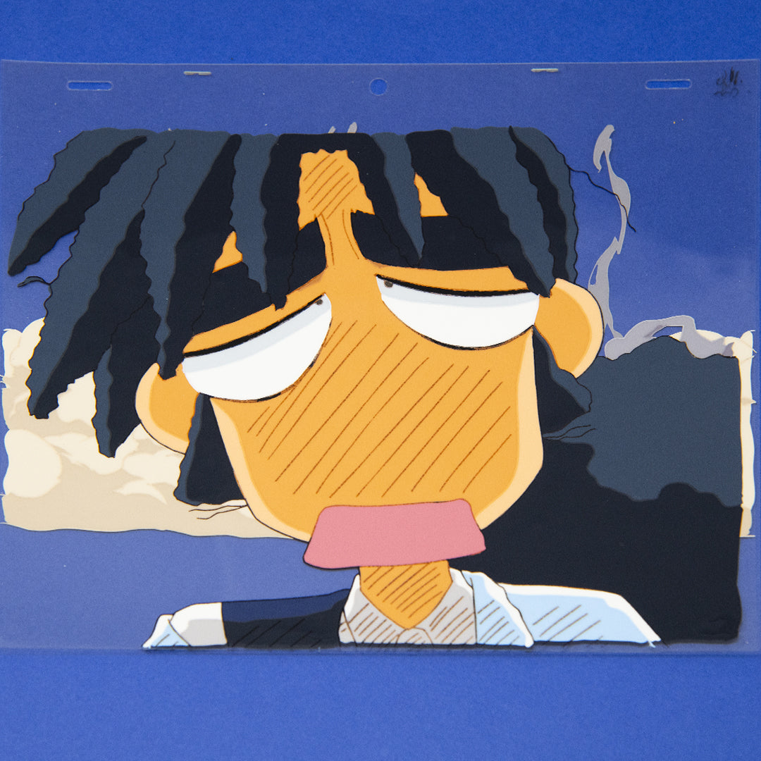 Mon Colle Knights – Ishiroubei Gutted – original animation production artwork – detail 3
