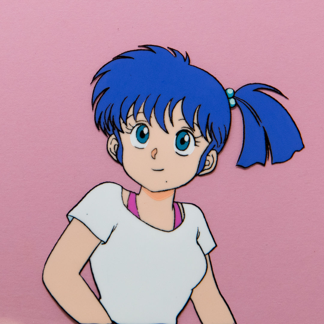 Norakuro – Rika in White Shirt – original animation production artwork