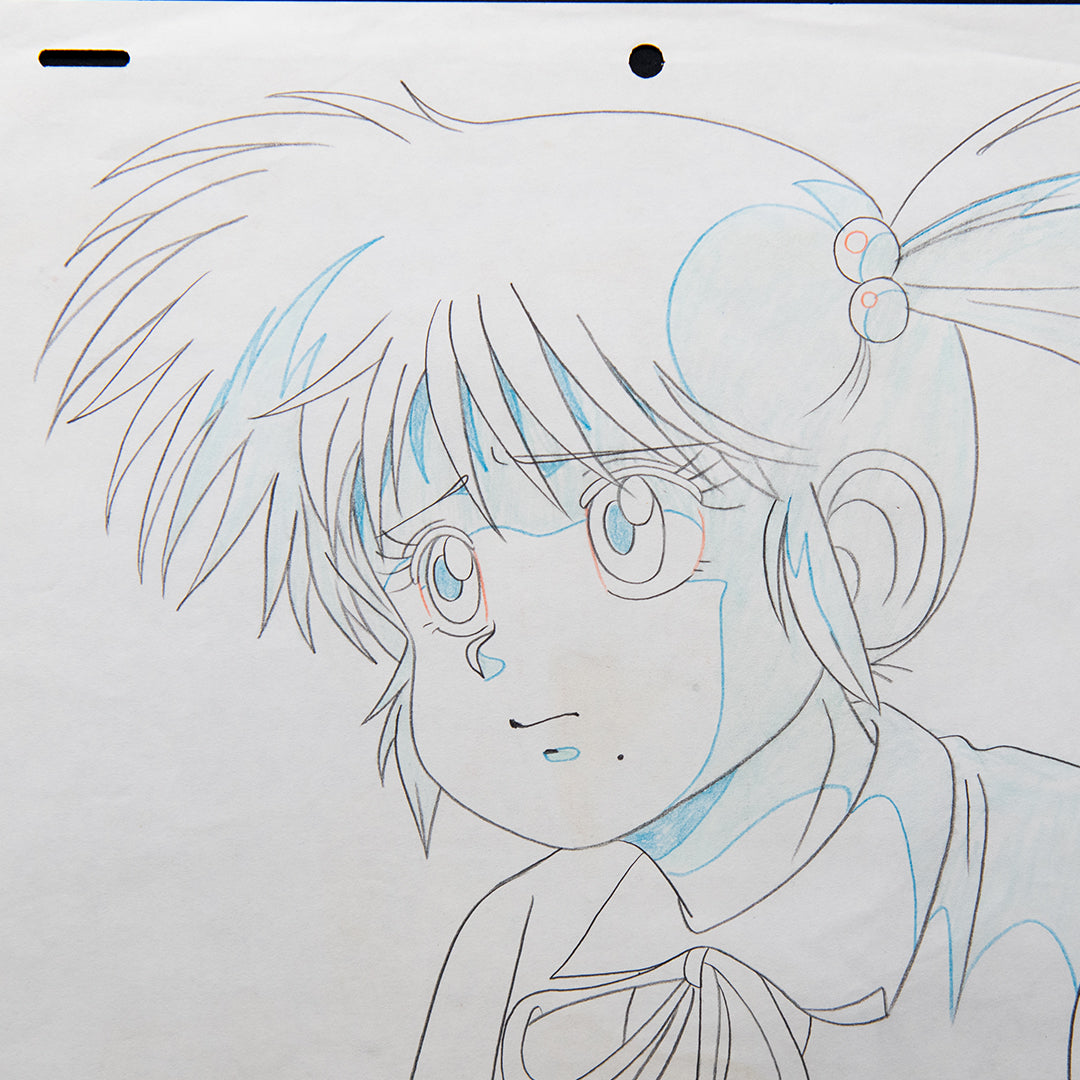 Norakuro – Rika – original animation production artwork – detail 4