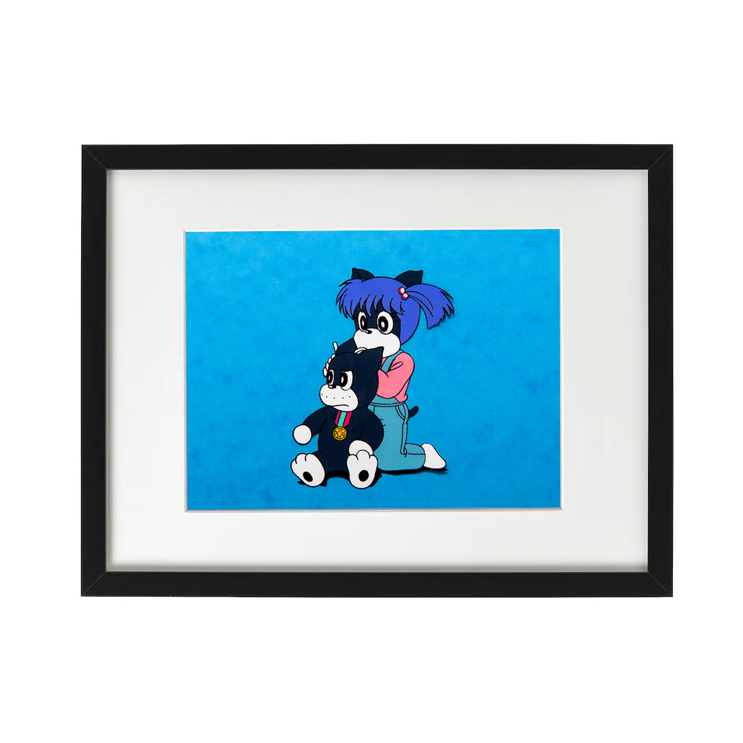 Norakuro – Norakuro-kun & Rika with Dog Face – original animation production artwork – detail 3