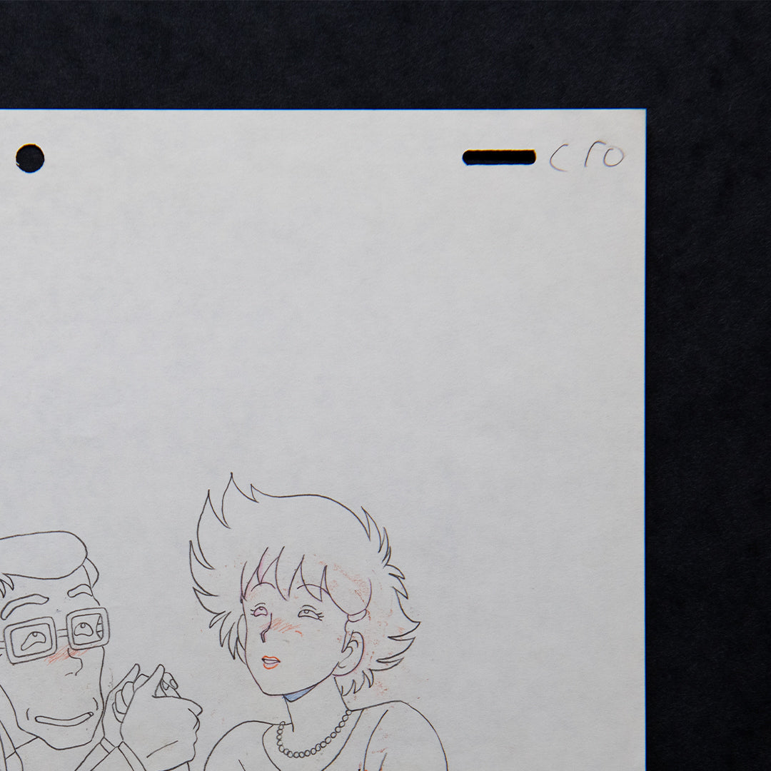 Norakuro – Romantic Couple – original animation production artwork – detail 5