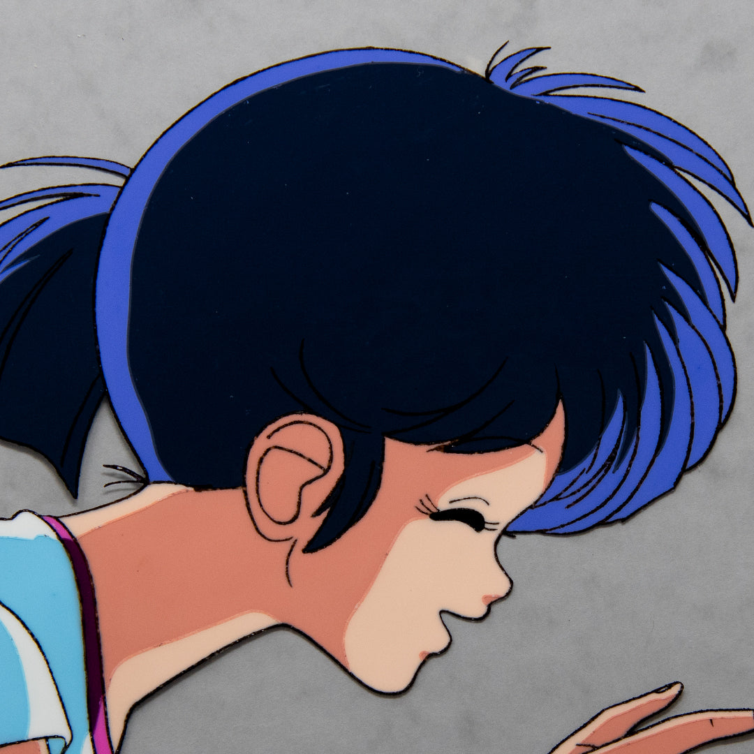 Norakuro – Rika Profile, Smiling – original animation production artwork – detail 4