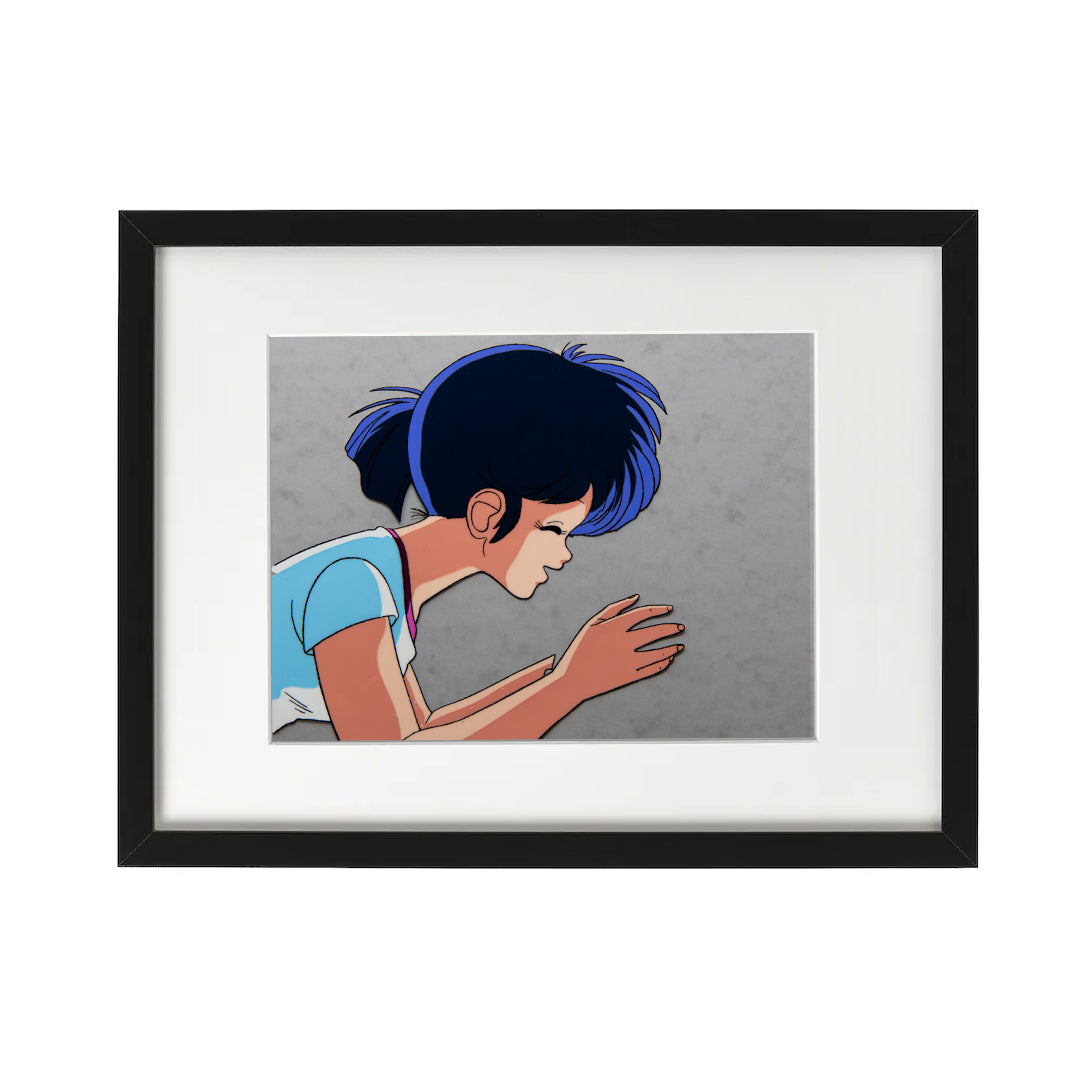 Norakuro – Rika Profile, Smiling – original animation production artwork – detail 5
